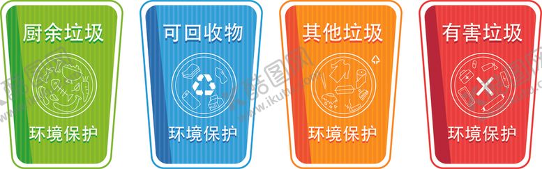 编号：98294605010155151778【酷图网】源文件下载-垃圾分类导视