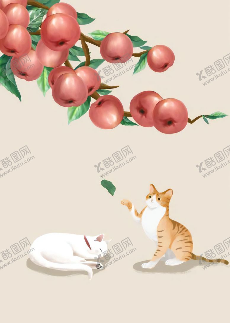 编号：99125202191138568851【酷图网】源文件下载-猫咪装饰画