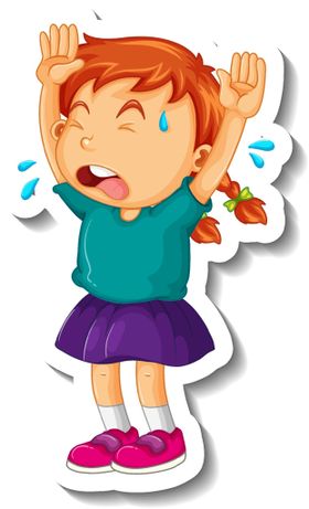 卡通儿童小学生快乐人物手绘
