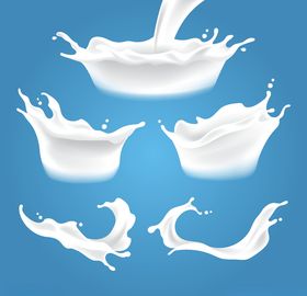 牛奶海报素材模板