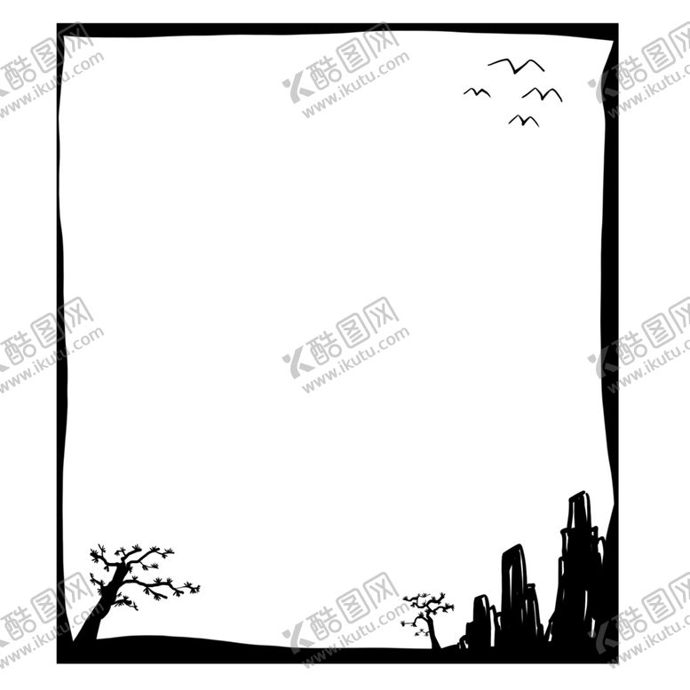 编号：86043806262153347680【酷图网】源文件下载-复古边框复古花纹