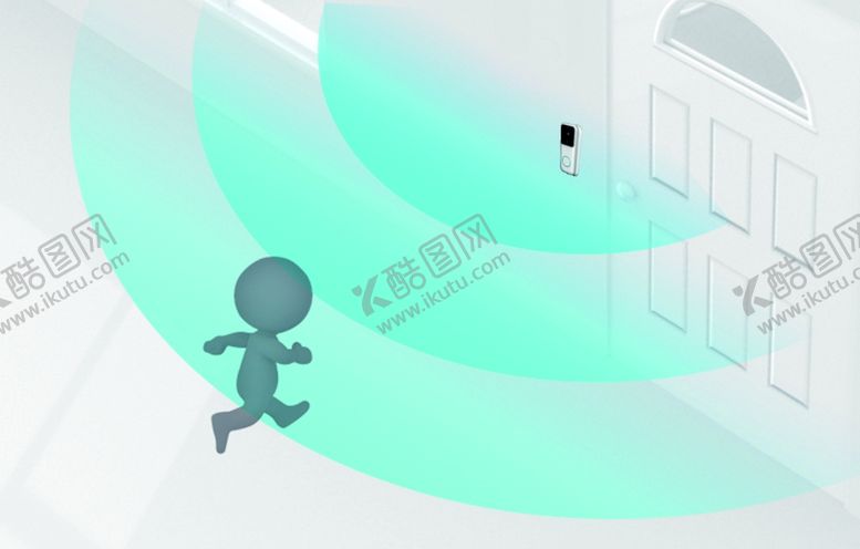 编号：91287401250513533471【酷图网】源文件下载-智能门铃应用场景海报图