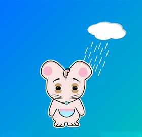雨中情侣