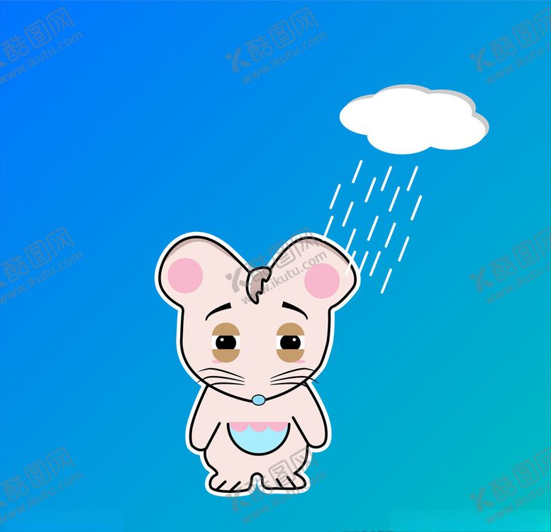 编号：13211207130046539669【酷图网】源文件下载-雨中老鼠