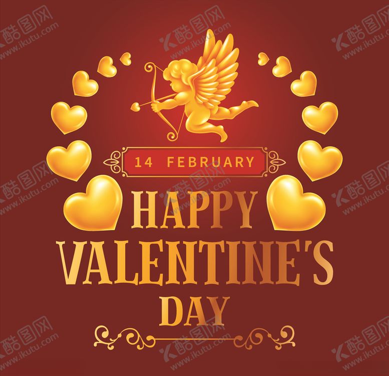 编号：74666610070559116891【酷图网】源文件下载-情人节海报