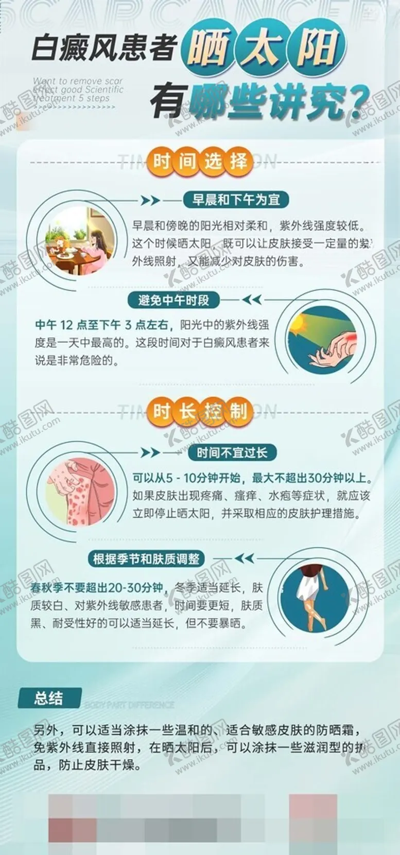 编号：42627501290012542533【酷图网】源文件下载-白癜风科普指南医疗常识海报