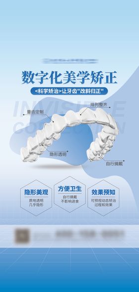 口腔正畸电梯广告