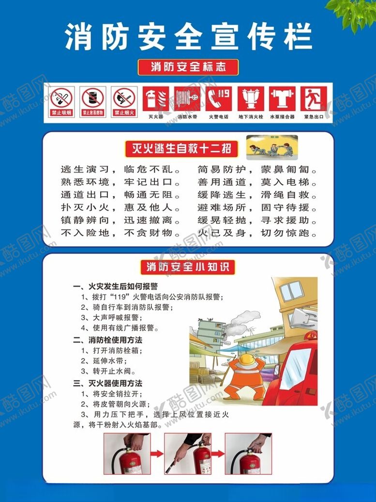 编号：79451712180038274234【酷图网】源文件下载-消防安全知识宣传栏