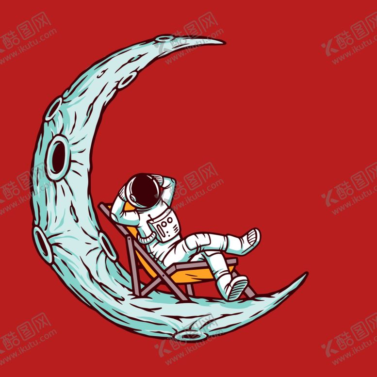 编号：28239102110411386081【酷图网】源文件下载-手绘宇航员