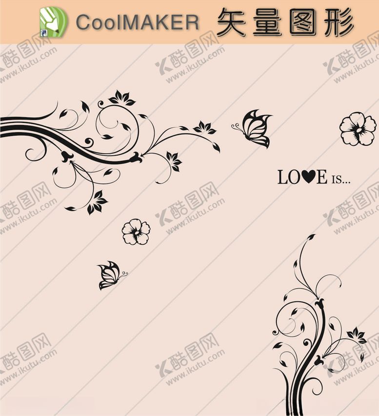 编号：65468207090602513672【酷图网】源文件下载-线稿剪影壁纸简洁手绘