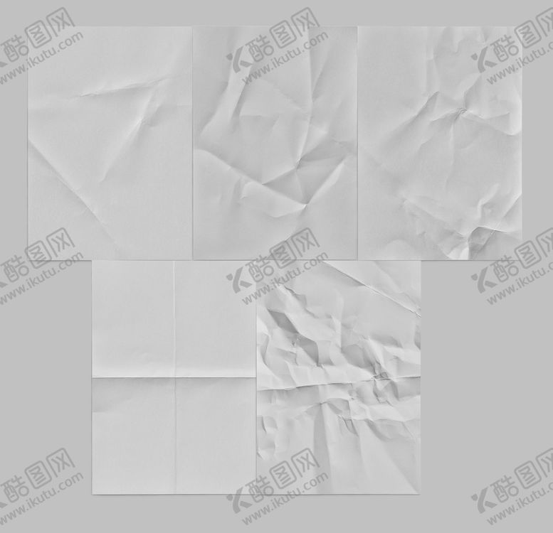 编号：81204510011947226832【酷图网】源文件下载-褶皱纸张