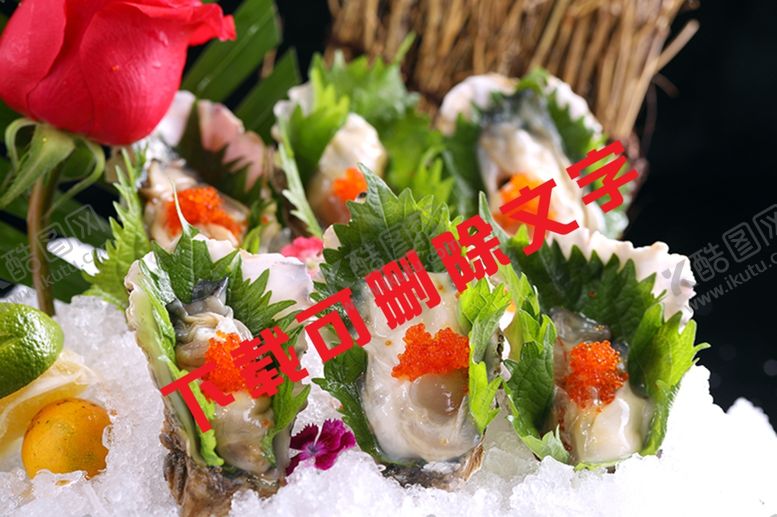 编号：70289709171531563727【酷图网】源文件下载-生蚝刺身