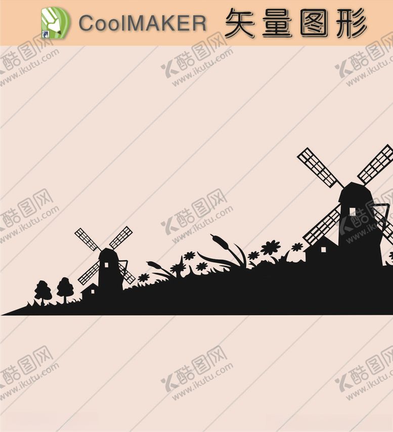 编号：92880309110300294824【酷图网】源文件下载-线稿剪影壁纸简洁手绘