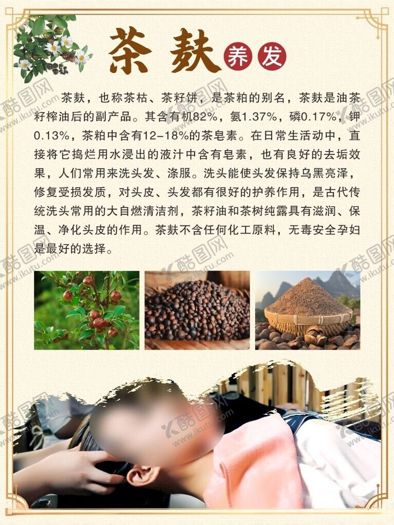 编号：78005001150058136513【酷图网】源文件下载-茶麸养发