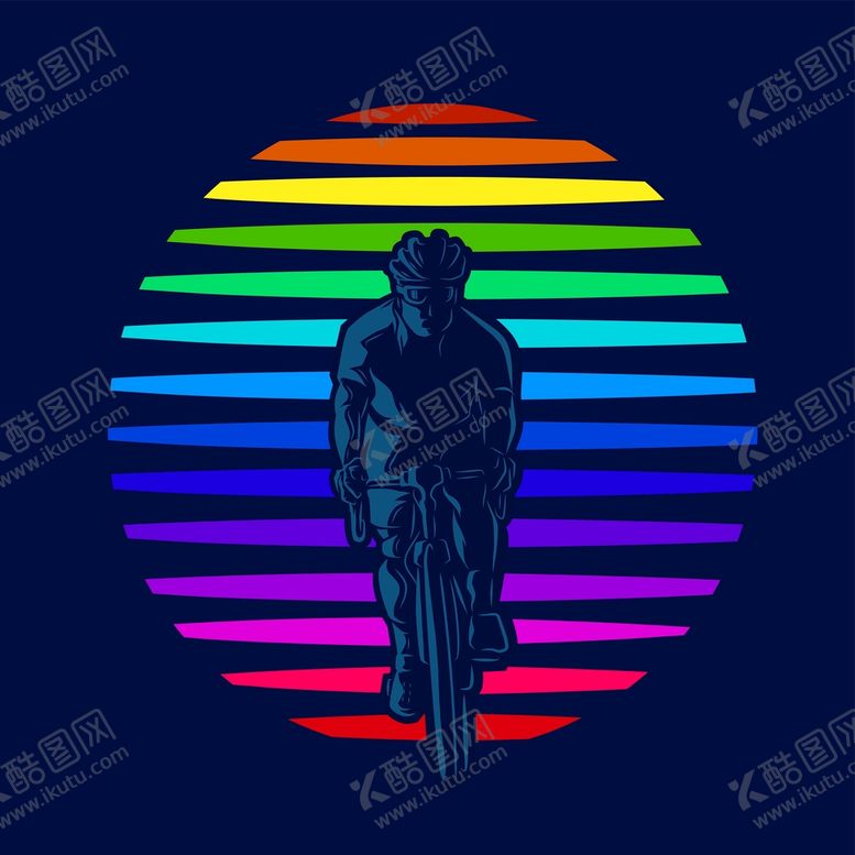 编号：37852909271030110815【酷图网】源文件下载-骑行图标logo