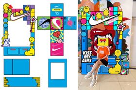 运动美陈休息区品牌宣传时尚