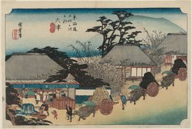 日本街景风景浮世绘
