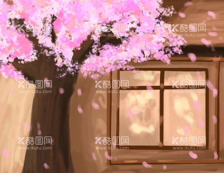 编号：39965703110927291295【酷图网】源文件下载-樱花插画