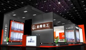 展览3D模型二面开口素材下载板下载其他