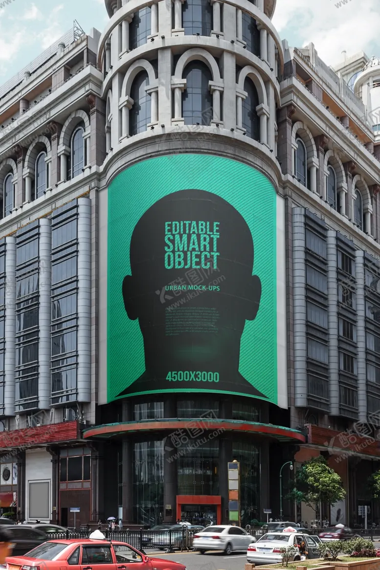 编号：59110309220930232745【酷图网】源文件下载-户外大屏广告展示样机