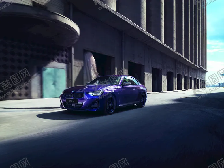 编号：29601509132001103721【酷图网】源文件下载-宝马2系双门轿跑车BMW海报