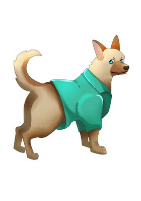 手绘土狗