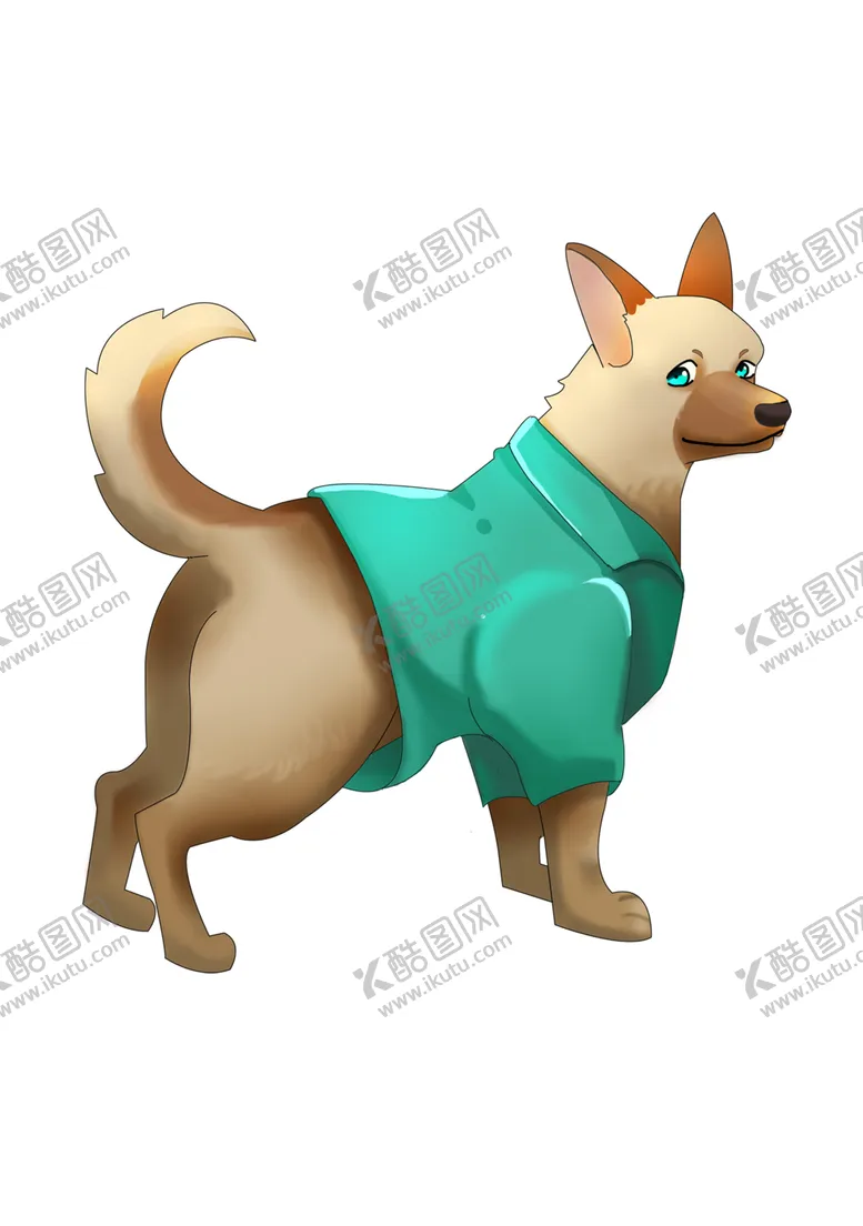 编号：39164806190000014173【酷图网】源文件下载-手绘土狗