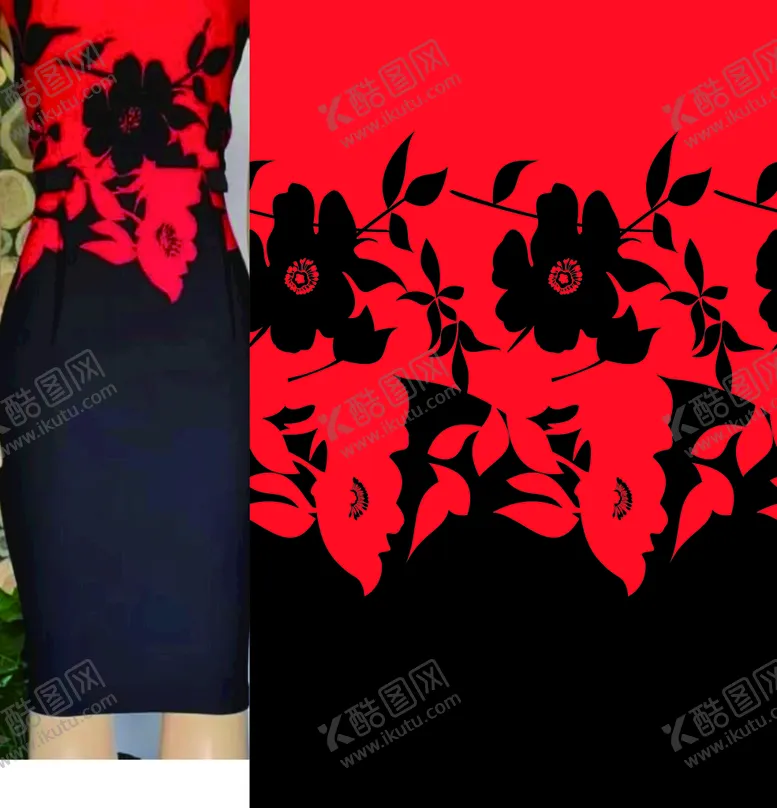 编号：86139009131042407204【酷图网】源文件下载-手绘花矢量印花
