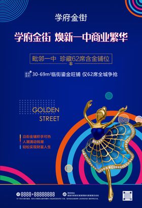 商铺开盘海报
