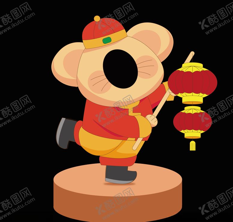 编号：49673110230946197475【酷图网】源文件下载-鼠年商场拍照框