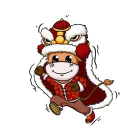 卡通牛