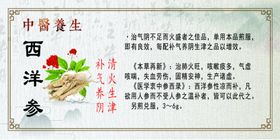 中医养生西洋参