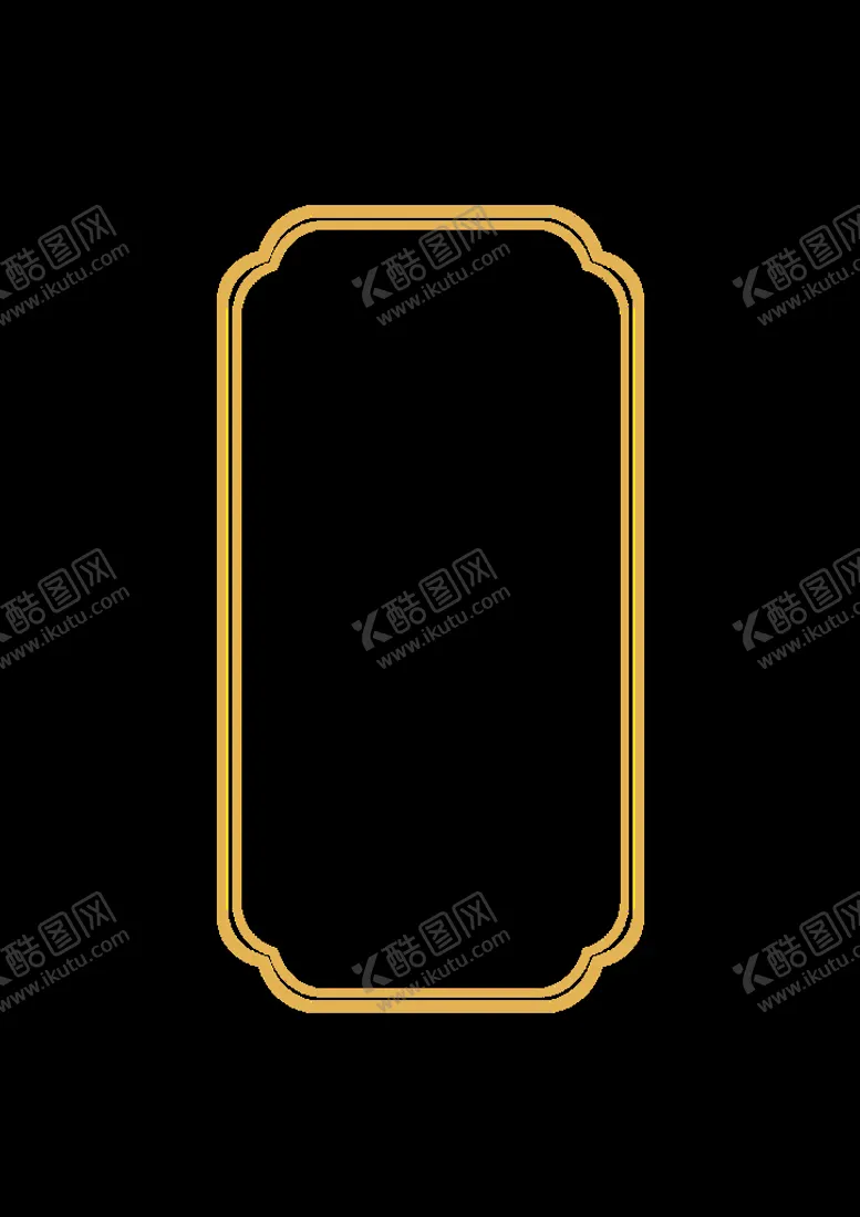 编号：60328509131225244138【酷图网】源文件下载-中国风边框标题狂金色框