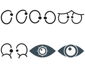 卡通眼睛