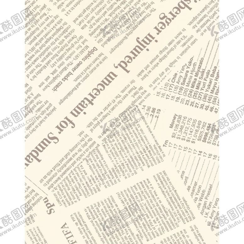 编号：43460810210326153902【酷图网】源文件下载-英国报纸