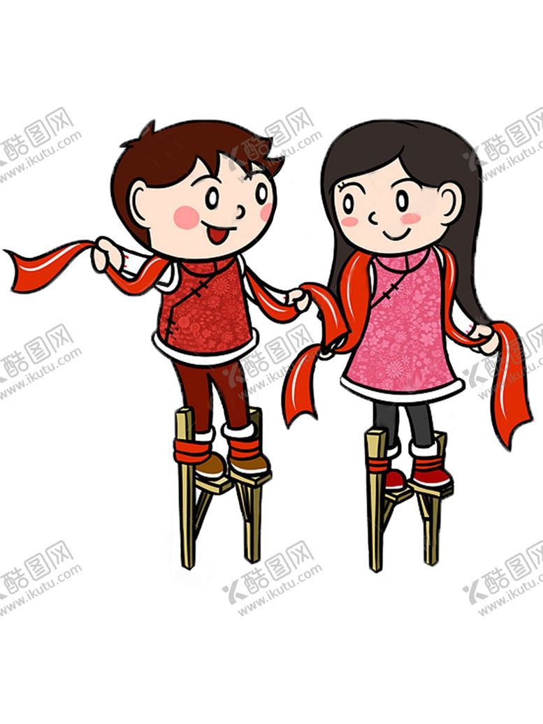 编号：64609710072025151899【酷图网】源文件下载-踩高跷