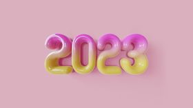 卡通2023字体