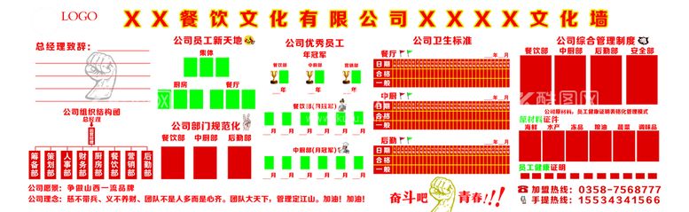 编号：28091611110759153480【酷图网】源文件下载-餐饮文化墙