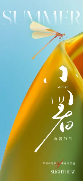 小暑节气海报