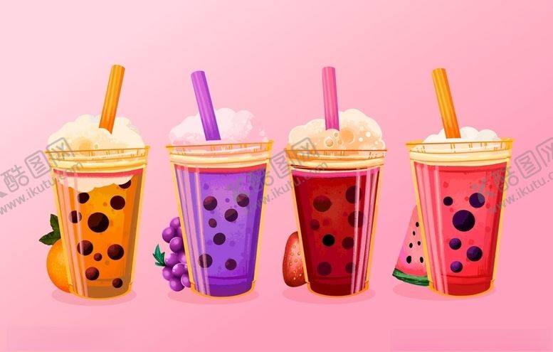 编号：34424310072037315830【酷图网】源文件下载-奶茶饮料