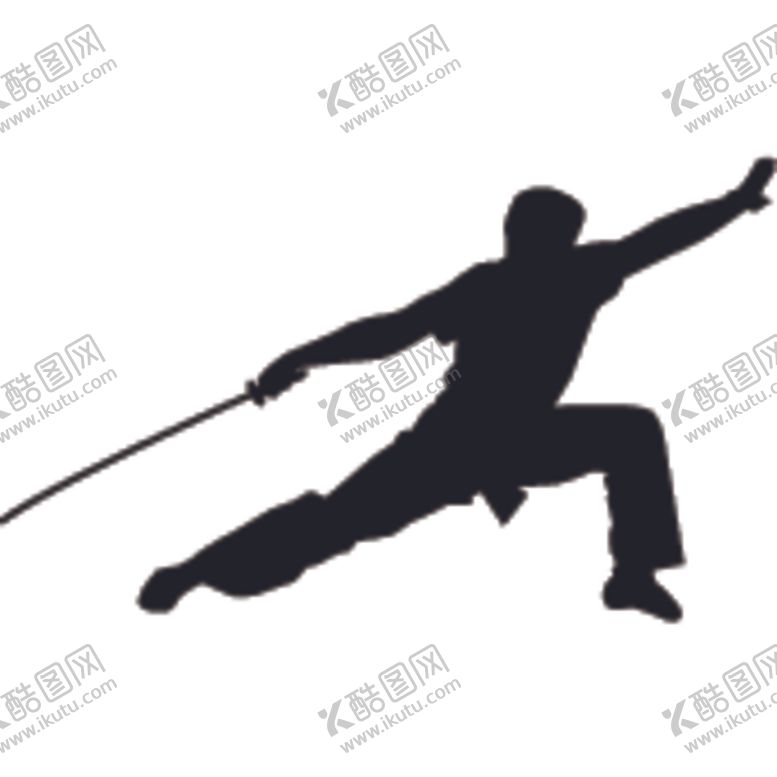 编号：14876809200527451416【酷图网】源文件下载-武术格斗剪影
