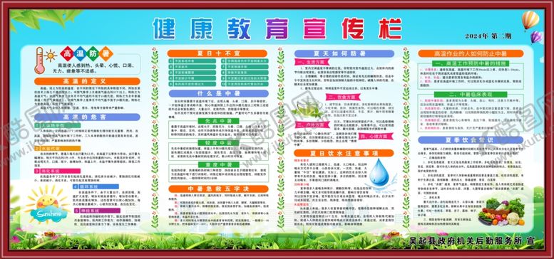 编号：91995201251103446414【酷图网】源文件下载-健康教育宣传栏2024