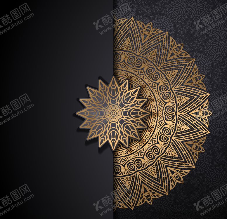 编号：67619209291553361169【酷图网】源文件下载-金色花纹