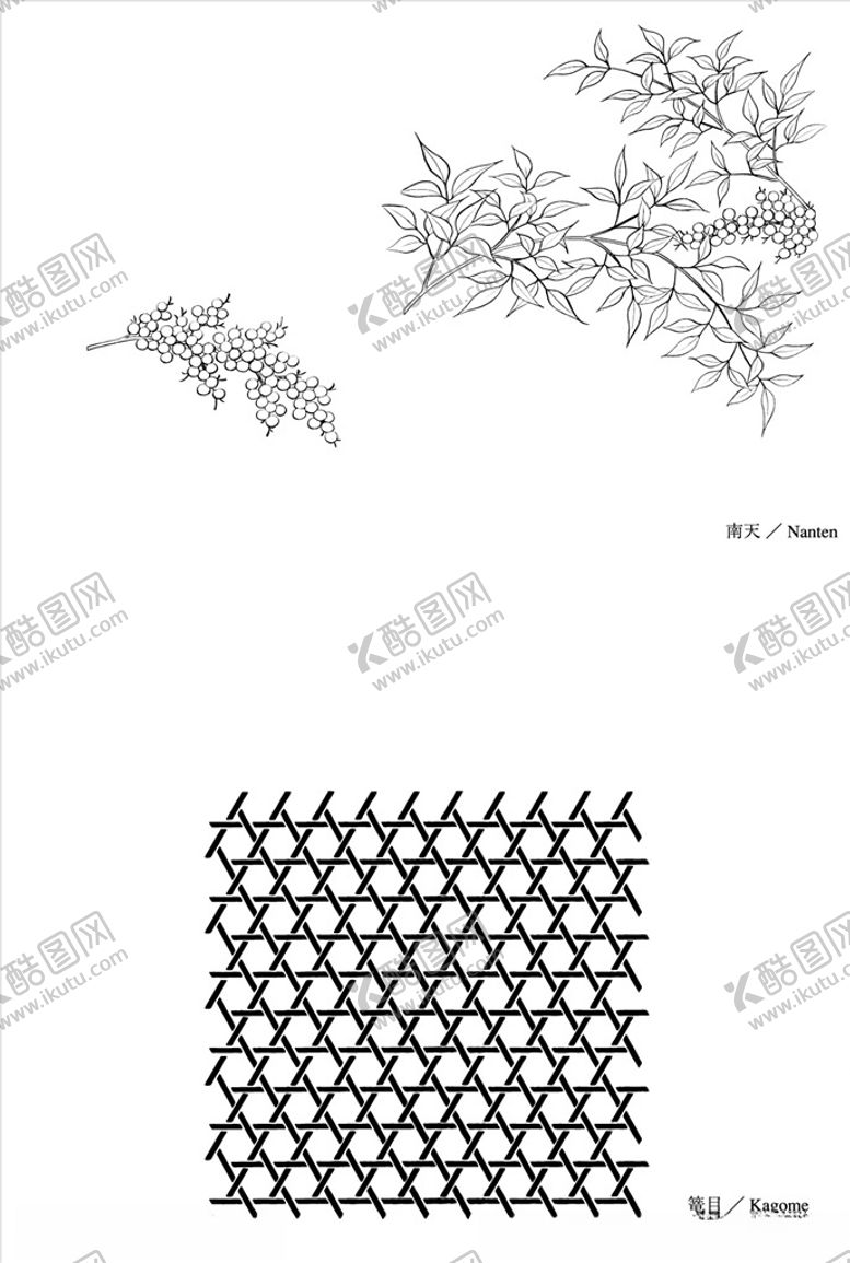 编号：68669407121623599722【酷图网】源文件下载-线描花朵
