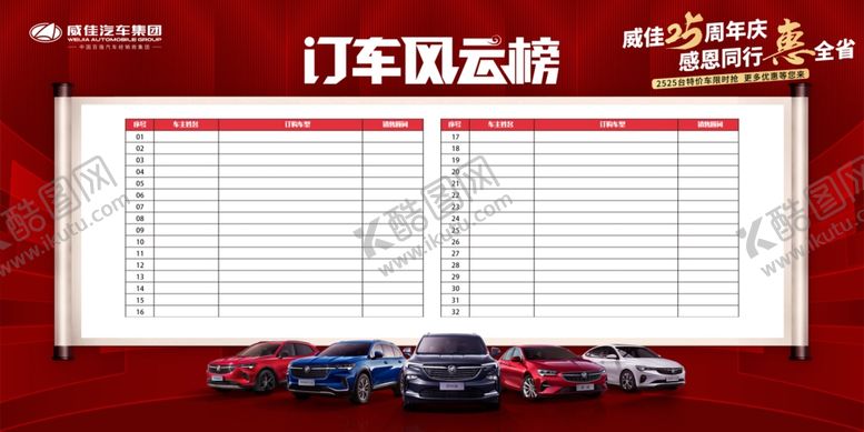 编号：61907206291627185016【酷图网】源文件下载-车门刮擦赔偿表订车威佳