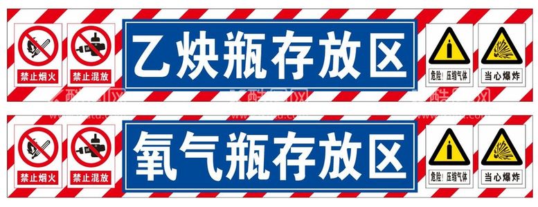 编号：34398312211959465051【酷图网】源文件下载-乙炔瓶存放区