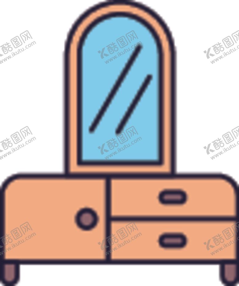 编号：23767105190555151902【酷图网】源文件下载-梳妆镜
