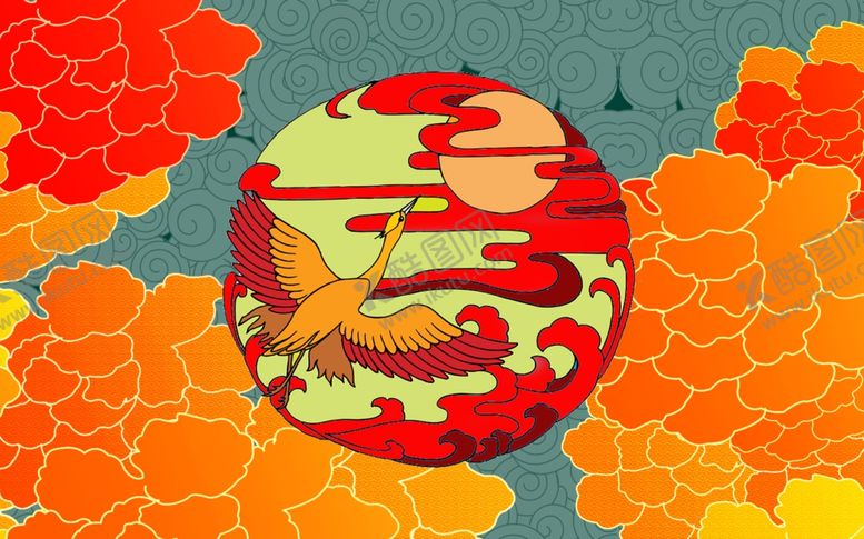 编号：77504109201156212802【酷图网】源文件下载-国潮背景