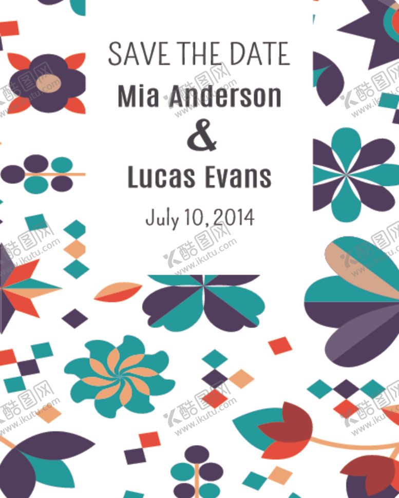 编号：88988609270057298608【酷图网】源文件下载-北欧创意森系花纹图案