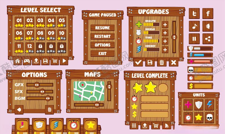 编号：56133609181323088080【酷图网】源文件下载-游戏界面